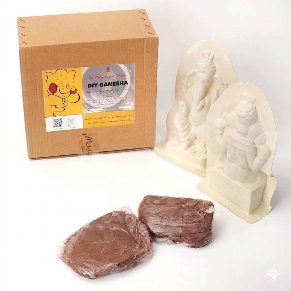 9'' Eco friendly Ganesha Diy 1 peice Mould Kit
