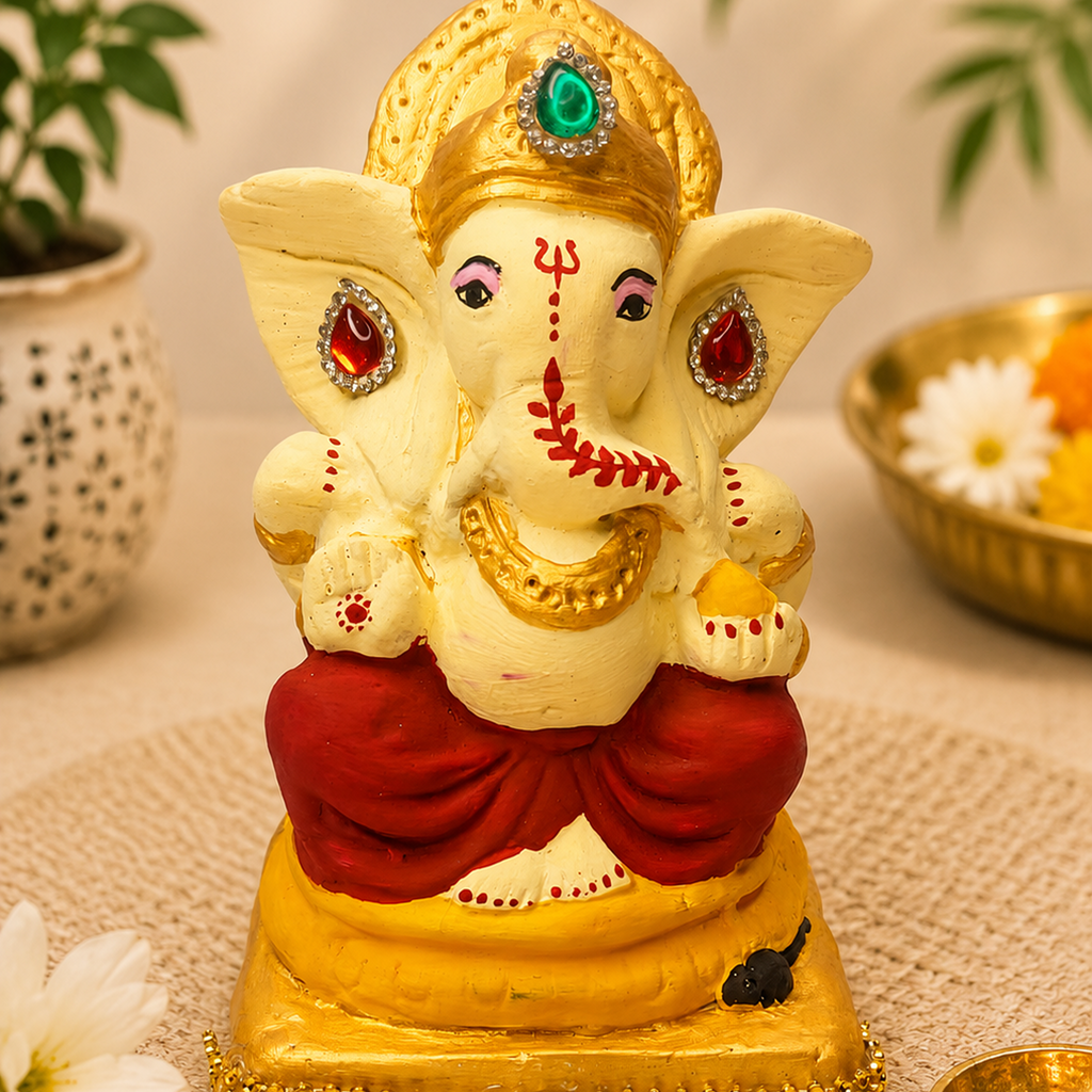 DIY Ganesha Colouring Kit– 6” Idol