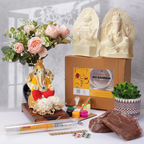 9'' Eco friendly Ganesha Diy 1 peice Mould Kit (Premium)