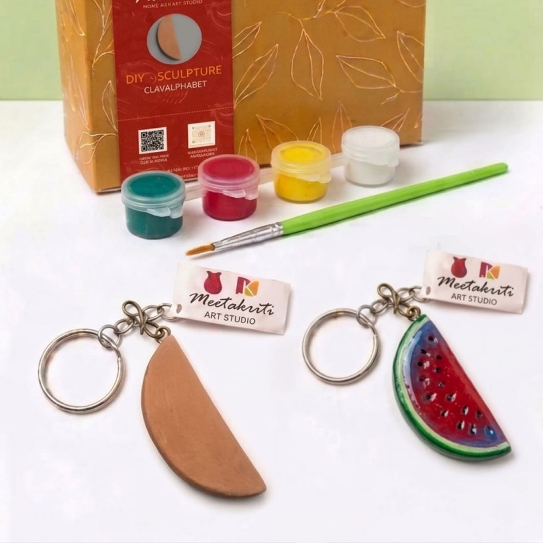 DIY Sculpture Clay Key Chains (Gifting) Main image