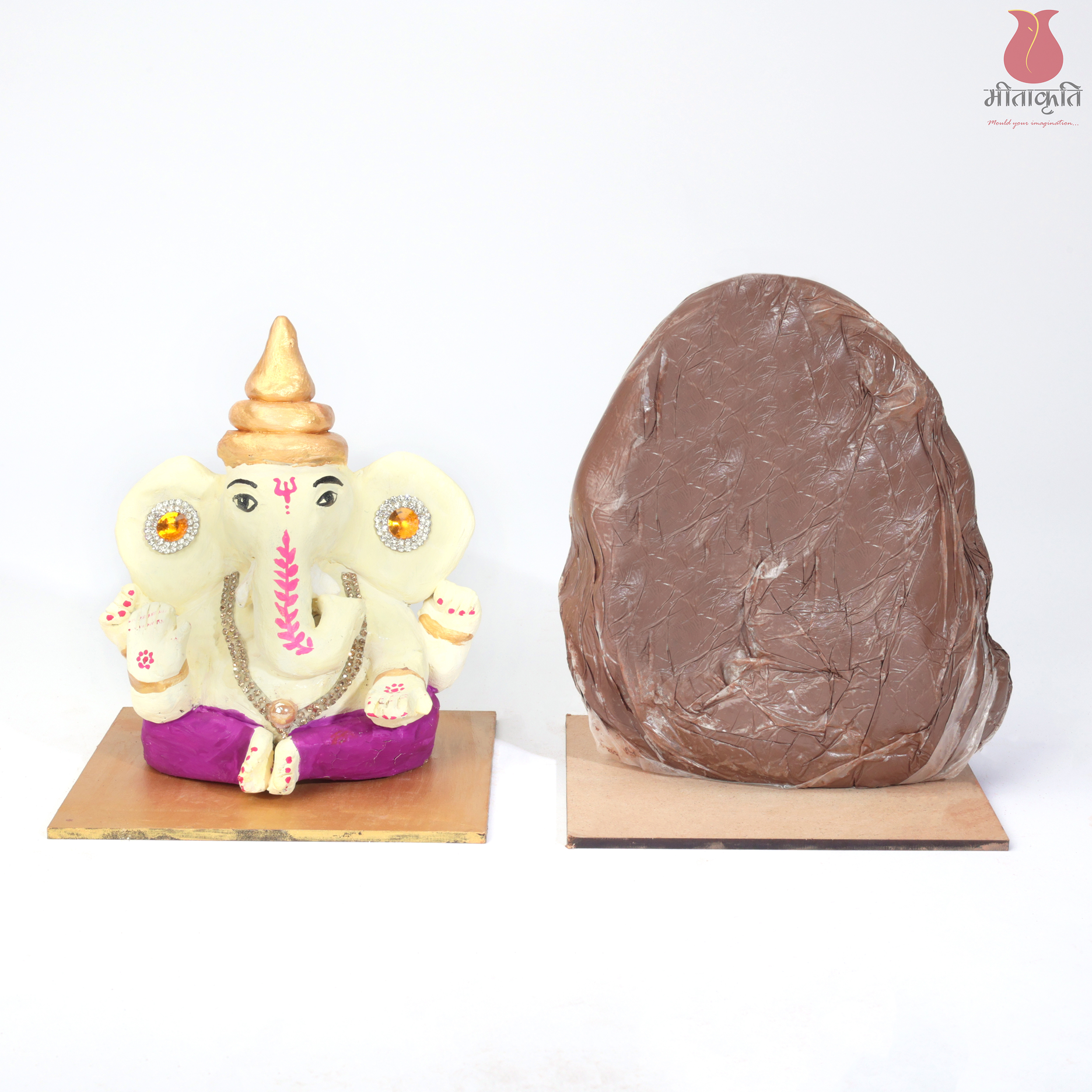 Creative DIY Ganesha Colouring Kit – 7” Idol