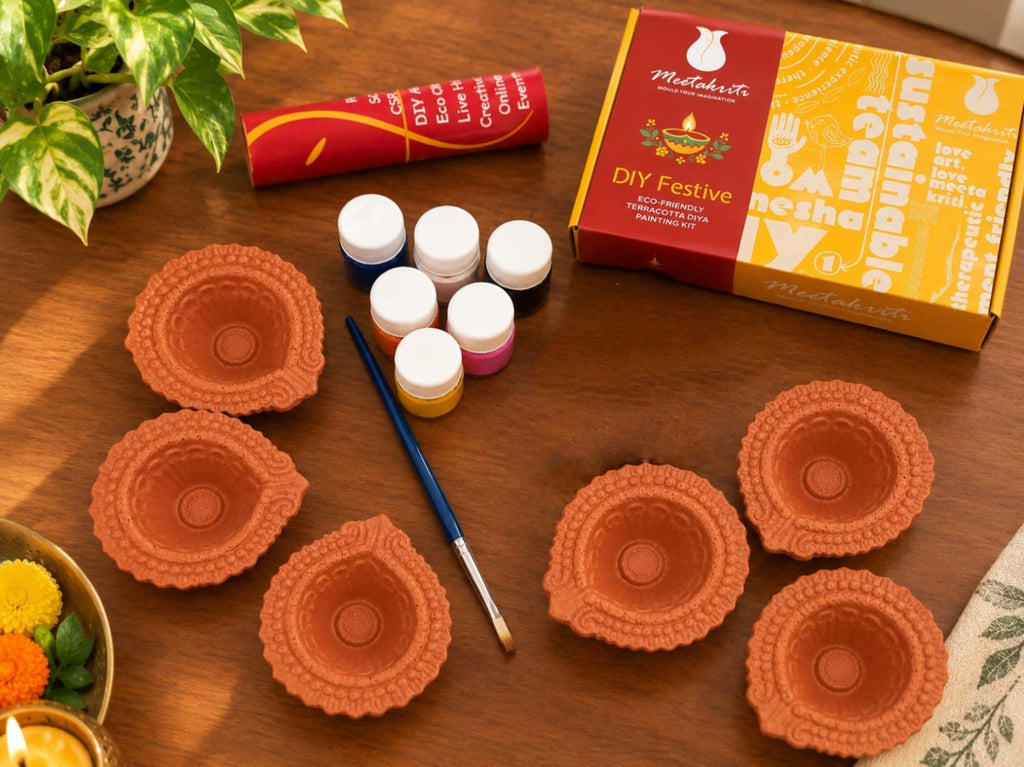 DIY Festive - Diya Painting (Set of 6)
