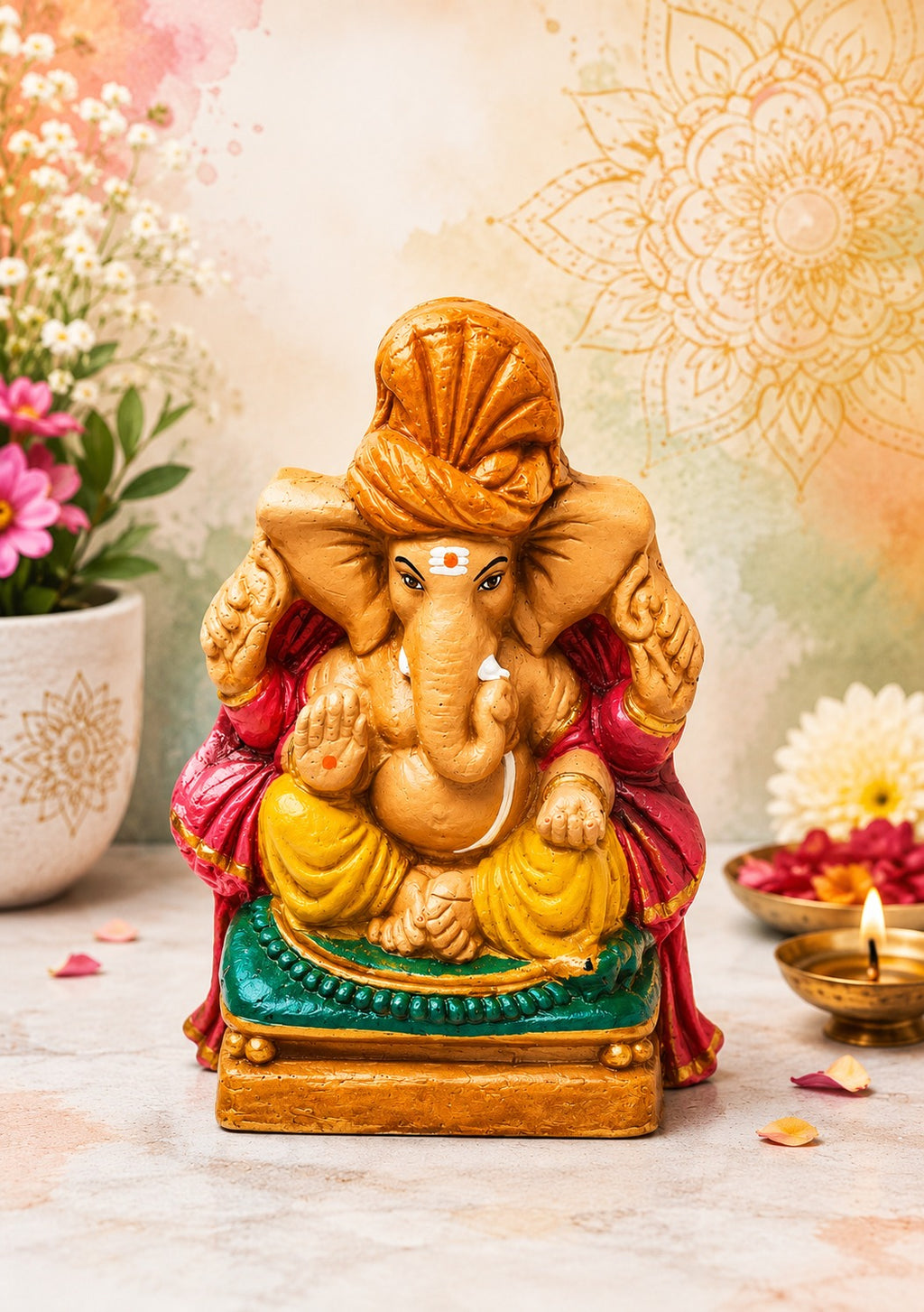 DIY Ganesha Idol Painting Kit– 7” Idol