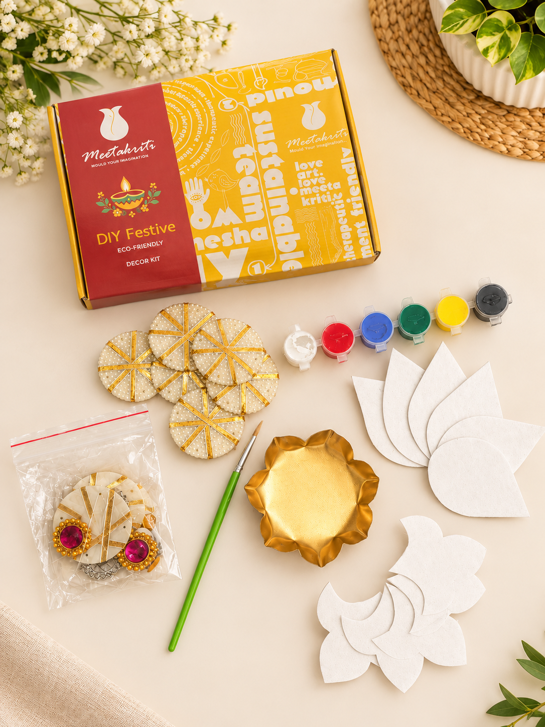 DIY Festive – Plantable Rangoli Kit Main image