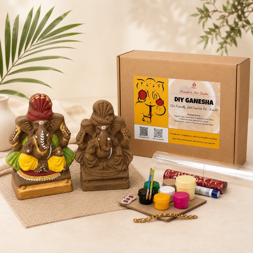 DIY Ganesha Idol Painting Kit– 7” Idol